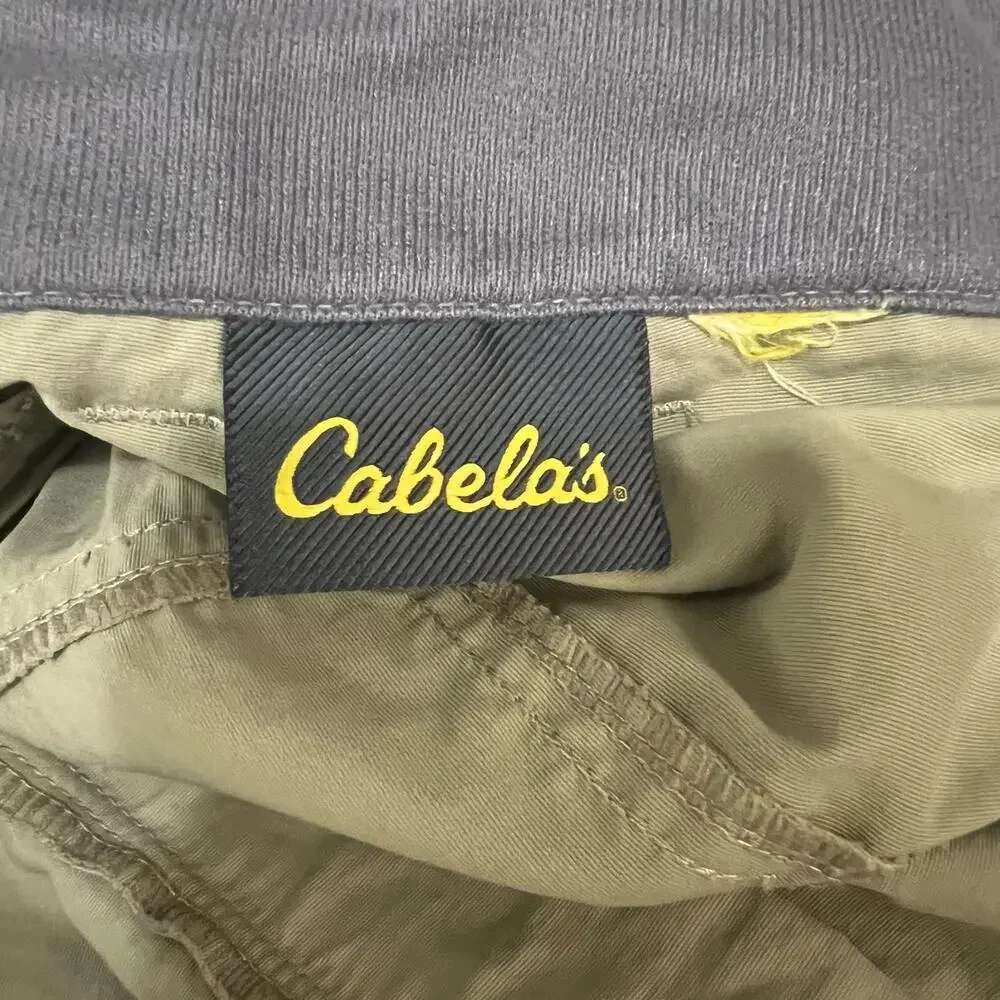 Cabela's Convertible Cargo Pants 44 Mens Belted Hiking Gorpcore Outdoor Fishing